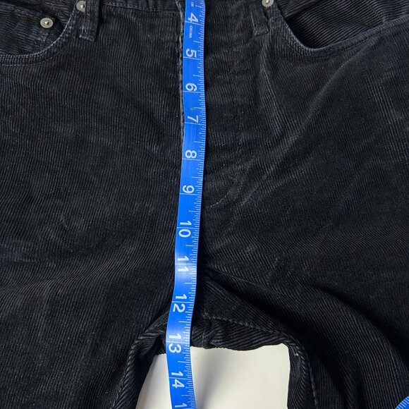 Helmut Lang Black Button Fly 5 Pocket Straight Corduroy Pants Men's Size 30 - Picture 13 of 16